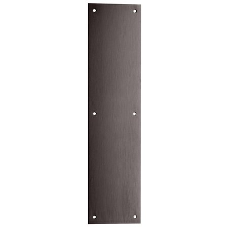 IVES Push Plate, 4-in x 16-in, Oil Rubbed Bronze 8200 US10B 4X16